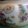 Antique Hand-Painted Bowl 9,5"  x  4,5" Image 3