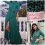 Dancing leopard viral dove dress chic leopard print green pockets Image 2