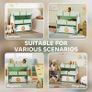 Kids Toy Storage Units, 3-Tier Toy Organiser Shelf with 6 Removable Boxes for Kids, Bedroom, Playroom, Green Image 5