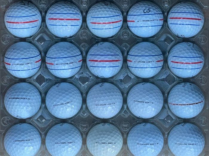 20 used Callaway Chrome Soft/Tour golf balls