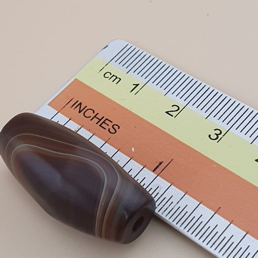 Vintage Natural Eye Suliemani Agate Bead Amulet
