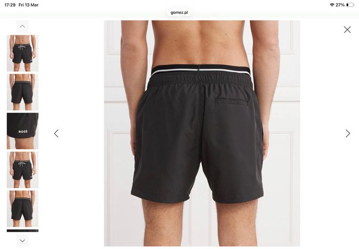 Fab mens swim shorts from BOSS black S