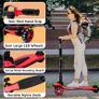 3 Wheels Kids Scooter for 5+ Years Old Boys Girls Teenager Foldable 4 Adjustable Handlebar from 32" - 40" Wide Flashing LED Wheels Image 7