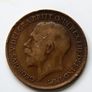 1916 Penny George V bronze coin Image 2