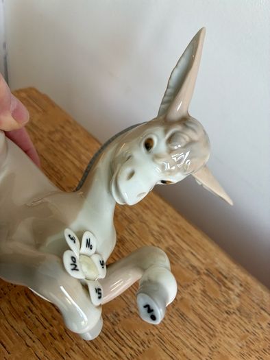 Lladro Donkey in Love
