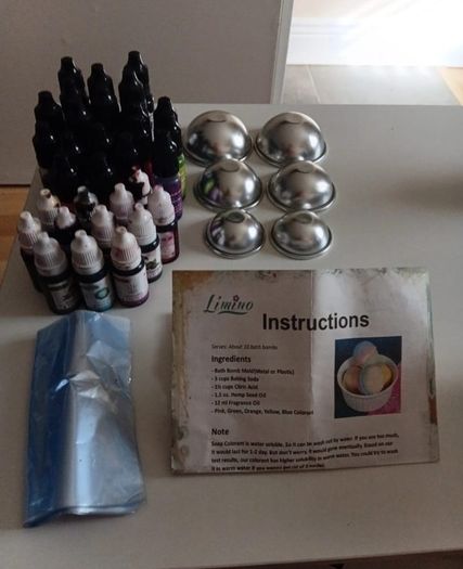 Bath bomb make your own set