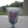 Italian Frosted Drip pattern Glass Decanter & Liquor Glasses Image 6