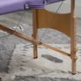 Portable Massage Bed Folding Spa Beauty Therapy Table Purple Image 8