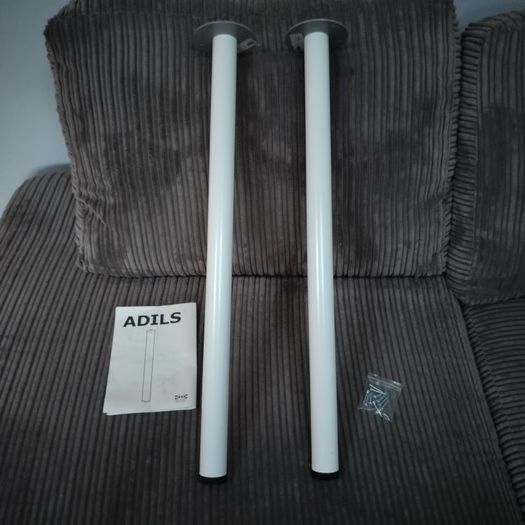 2 Ikea Adils White Legs
