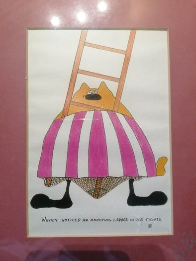 Original Signed Clive Gardner Clives Cats Print