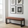 Upholstered benches on wooden frames 100x30cm Image 5