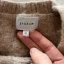 Wool/cashmere jigsaw jumper Image 4
