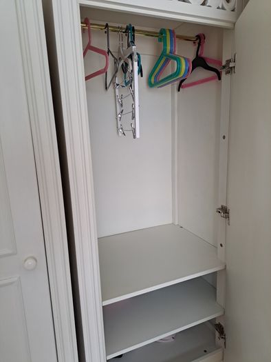 2 x single wardrobes