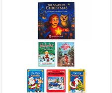 Bundle of 8 Children's Christmas Books - Picture & Story Books (Includes Sparkswealth)