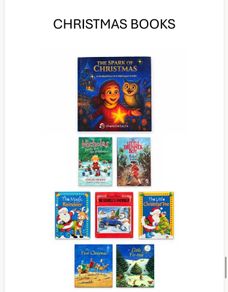 Bundle of 8 Children's Christmas Books - Picture & Story Books (Includes Sparkswealth)