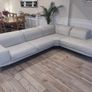 Real leather L shaped sofa from karl's furniture (vigore) Image 2