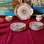 Rare And Vintage 21 Piece Royal Albert Lady Carlyle Bone China Tea Set For 6 Person Setting Made In England Image 8