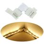5x 10mm 4 Pin 3528 5050 RGB LED Strip Light Wire PCB Connector Mix shape L T Straight Clips Image 6