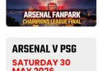 Arsenal Ticket