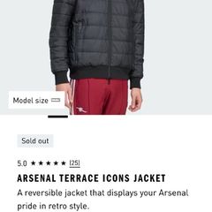 Arsenal Reversible jacket (New Season, Adidas)