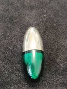 Victorian Antique Bullet Shaped Perfume Bottle circa 1890s