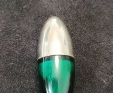 Victorian Antique Bullet Shaped Perfume Bottle circa 1890s