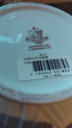 Belleek Daisey Pitcher