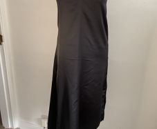 dress bnwt dress baloot brand satin slip dress size small 8/10 asymmetrical