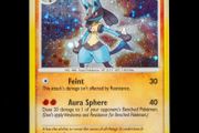 Lucario Lv.30 6/130 Holo Rare Diamond and Pearl Base Set Pokemon Card
