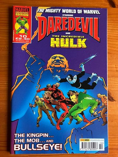 Comic: 'Daredevil And The Incredible Hulk' no.10 (03/12/2003)
