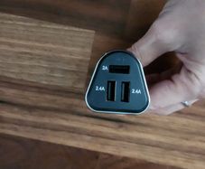 Car USB Charger Socket DC 12v/24v CE certified 3 Way High Speed USB Car Charger