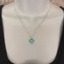 Silver Plated Crystal Necklace Image 4