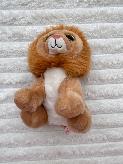 Ty Beanie Boo Lion Louie Plush Soft approx. 15 cm. Used Please see photos
