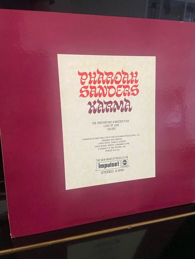Pharoah Sanders Karma LP record vinyl