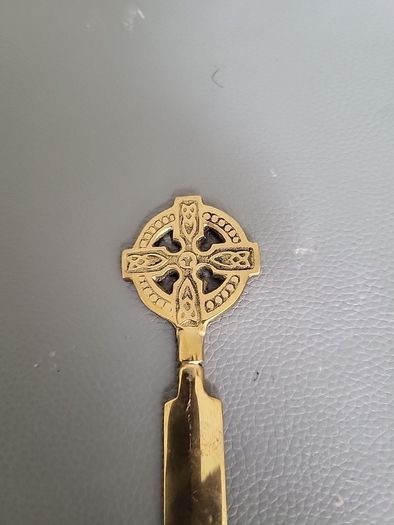 Vintage brass letter opener