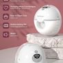 Momcozy M5 Hands Free Breast Pump, 2 Pack, Gray Image 2