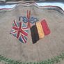 WW1 Embroidered Linen Tray Runner and Tea Cosy Image 7