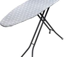 Ironing Board With Rest / 110cm x 33cm / Folds Away Flat / Non-Slip Feet / Adjustable Height (FREE POSTAGE)