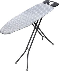 Ironing Board With Rest / 110cm x 33cm / Folds Away Flat / Non-Slip Feet / Adjustable Height (FREE POSTAGE)