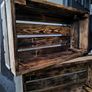 Rustic Torched Wooden Crates only 27 left 15 euro each Image 3