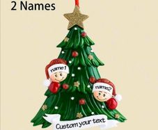 Personalised christmas decoration