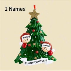 Personalised christmas decoration