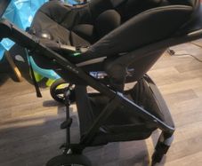 pram and baby rocker