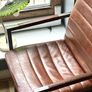 Chair retro lather barber show room vintage Image 2