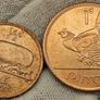 Ireland 1966 1d Penny and 1/2d Halfpenny Beautiful Uncirculated Red Image 2