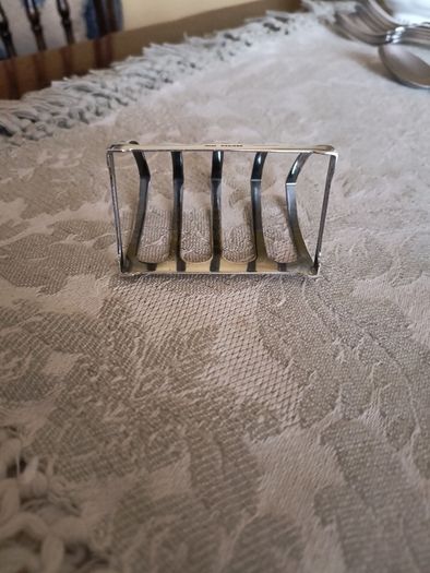 Sterling Silver Toast Rack.