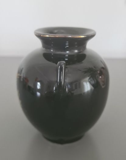 Vintage Japanese Black Porcelain