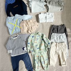 18 Items Baby Boy Essential Winter Clothes Bundles 9-12 Months