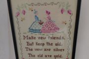 vintage cross stich picture