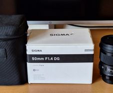 Sigma 50mm F1.4 DG Art lens for Canon Ef